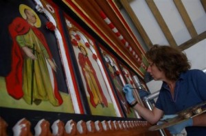 Painting_the_Rood_Screen